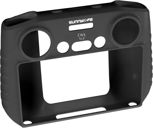 Controller Protective Cover Silicone Case with Sun Hood Sunshade Accessories for Mini 3 Pro DJI RC (Black-Without Hood) in Kuwait