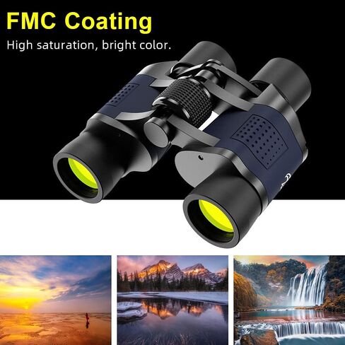 Powerful Professional Binoculars 60X60 Hd 16000M Binoculars Long Range for Tourism Camping Hunting Optical Telescope in Saudi Arabia