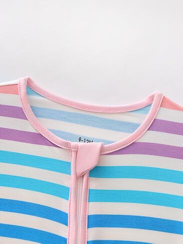 Bamboo Viscose Romper Baby Boys & Girls,2-Way Zipper,Newborn-3T in Kuwait