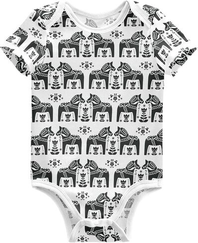 Aflyko Baby Bodysuit Infant Envelope Neck Soft Cotton Baby Golf Outfit in Saudi Arabia
