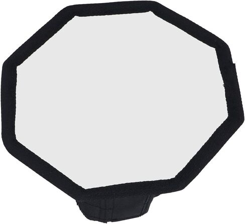 Octagonal Nylon Camera Softbox, 20 cm Foldable Diffuser, Uniform Light Distribution, Easy to Install, Perfect , with Bag in Saudi Arabia