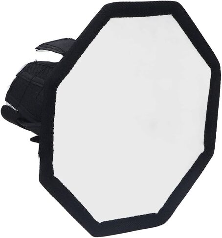 Octagonal Nylon Camera Softbox, 20 cm Foldable Diffuser, Uniform Light Distribution, Easy to Install, Perfect , with Bag in Saudi Arabia