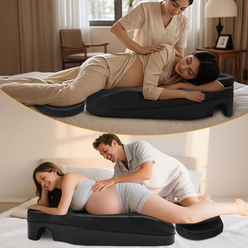 Pregnancy Massage Cushion & Headrest - Release Lower Back Pain | Prenatal Bolster for Full Body Relax, Maternity Massage Cushion After Breast Surgery, Storage Bag, Ideal for Home&Therapy Spa in Kuwait
