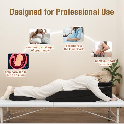 Pregnancy Massage Cushion & Headrest - Release Lower Back Pain | Prenatal Bolster for Full Body Relax, Maternity Massage Cushion After Breast Surgery, Storage Bag, Ideal for Home&Therapy Spa in Kuwait