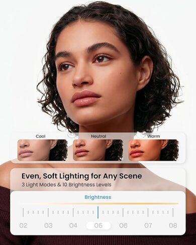 حلقة ضوئية من KraftGeek مع حامل، حامل ثلاثي للهاتف مغناطيسي مع ضوء | حلقة إضاءة LED قابلة لإعادة الشحن بقدرة 5000 مللي أمبير في الساعة مقاس 10.2 بوصة، تصميم محمول قابل للطي، حامل ثلاثي القوائم يفتح تلقائيًا، ارتفاع يصل إلى 76 بوصة، وقت تشغيل يصل إلى 10 سا in Kuwait