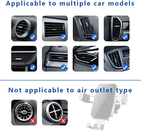 Phone Holders for Your Car for Toyota RAV4 (XA50) 5.Gen 2020 2021 2022 2023 2024 2025, 360° Rotatable Adjustable Anti-Shake Vent Car Phone Holder Mount Safest Strongest in Saudi Arabia