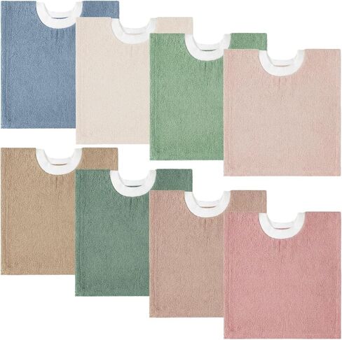 Foaincore 3 Pieces Full Coverage Toddler Bibs Pullover Baby Bibs Absorbent Cotton Terry Towel Toddler in Kuwait