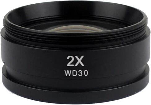 0.3X 0.5X 0.7X 0.75X 1X 1.5X 2.0X Auxiliary Objective Lens for Zoom Stereo Microscope Thread 48mm for trinocular Microscope(2X) in Saudi Arabia