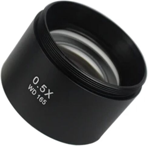 0.3X 0.5X 0.7X 0.75X 1X 1.5X 2.0X Auxiliary Objective Lens for Zoom Stereo Microscope Thread 48mm for trinocular Microscope(0.5X) in Saudi Arabia