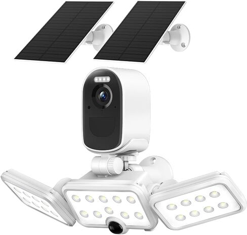 Solar Powered Camera with Light in Saudi Arabia