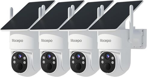 Security Cameras Wireless Outdoor | 4MP Solar-Powered Home Security Cameras System in Saudi Arabia