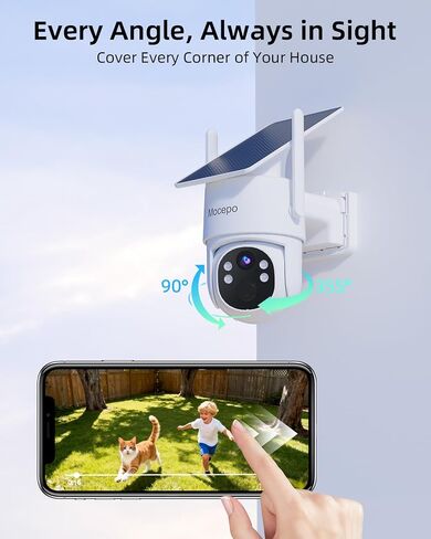 Security Cameras Wireless Outdoor | 4MP Solar-Powered Home Security Cameras System in Saudi Arabia