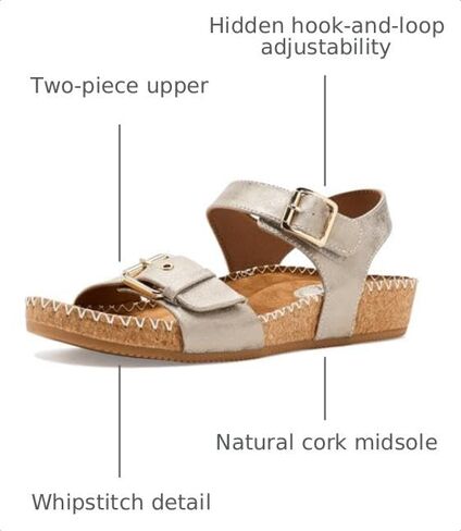 EuroSoft Women's Gypsy Silver/Gold 8 Medium in Saudi Arabia