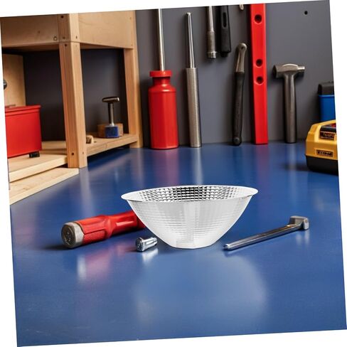 VALICLUD 2pcs LED مصباح يدوي عاكس كأس ملحق، استبدال الأضواء عاكس الضوء، جزء تركيبات الإضاءة الداخلية الدقيقة، 126x48.5x33.5mm للعمل والاستخدام في حالات الطوارئ in Kuwait