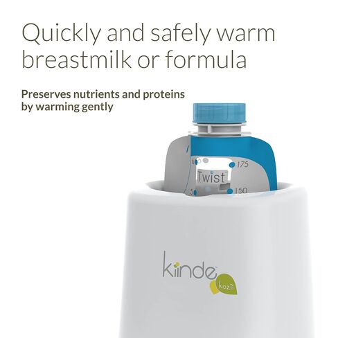 Kiinde Kozii Baby Bottle Warmer and Breast Milk Warmer for Warming Breast Milk, Infant Formula and Baby Food in Saudi Arabia