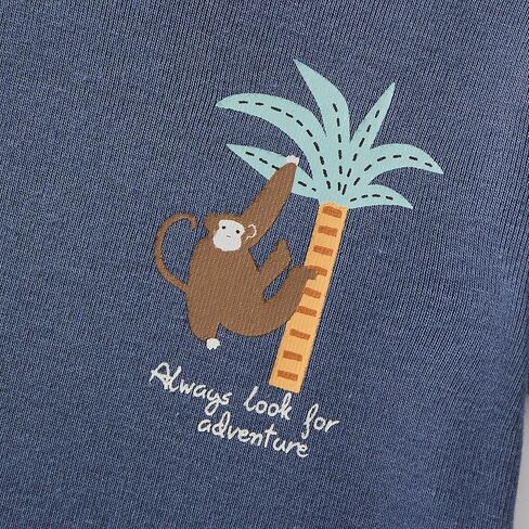TRND O&X Baby Boy 2-Pack Soft Rib Cotton Bodysuits for Newborn 0-24 Months in Kuwait