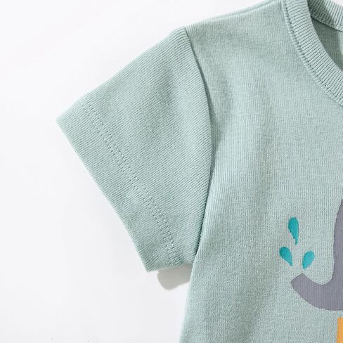 TRND O&X Baby Boy 2-Pack Soft Rib Cotton Bodysuits for Newborn 0-24 Months in Kuwait