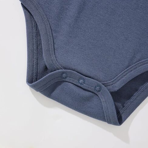 TRND O&X Baby Boy 2-Pack Soft Rib Cotton Bodysuits for Newborn 0-24 Months in Kuwait