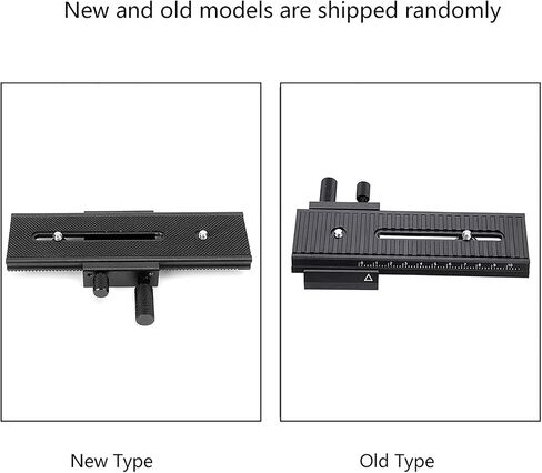 2 Way Macro Focusing Rail Slider, Camera Rail Slider for Close up, with 1/4" Mounting Screw, Precision Dual Direction Adjustment for DSLR Cameras in Kuwait