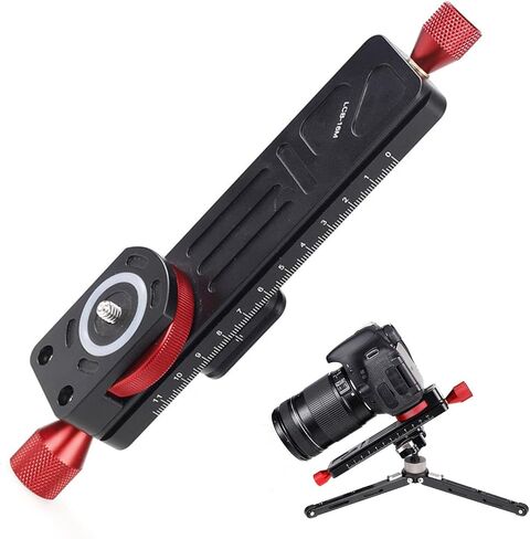 LCB-16M Focus Track Slider for Accurate Close-Up Photography, Metal Construction Anodized Finish, Ergonomic AS Compatible in Kuwait