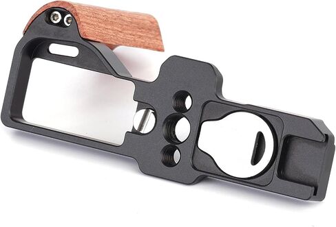 GRIV GR4 Hand Grip Quick Metal Hand Grip L-Shape Bracket Release Plate Compatible with Ricoh GR IV GR4 Camera Accessories (Black) in Saudi Arabia