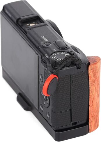 GRIV GR4 Hand Grip Quick Metal Hand Grip L-Shape Bracket Release Plate Compatible with Ricoh GR IV GR4 Camera Accessories (Black) in Saudi Arabia