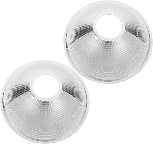 Ciieeo 2pcs Aluminum Flashlight Reflector Cup Replacement, LED Spotlight Fixture Shade Accessory for Outdoor Activities, Sturdy 126x48.5x33.5mm Lighting Reflector in Saudi Arabia