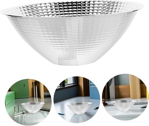 Ciieeo 2pcs LED Flashlight Reflector Cups Aluminum Replacement Spotlight Fitting Metal Reflector Shade Accessories for Outdoor and Emergency Lighting in Saudi Arabia