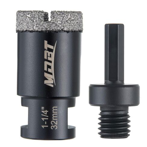 Diamond Core Drill Bits, 2Pcs 1-3/8 Inch Diameter Hole Saws for Porcelain Ceramic Tile Marble Brick Vacuum Brazed,5/8-11 Thread for Angle Grinders Wet Polishers, Tile Hole Saws 35mm in Saudi Arabia