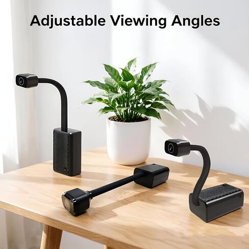 W-GN WiFi Security Camera Wireless with Adjustable Viewing Angle | Indoor Camera Battery Powered with Magnetic Mount,Color Night Vision,Motion Detection,SD & Cloud Storage,Phone & PC Viewing in Saudi Arabia