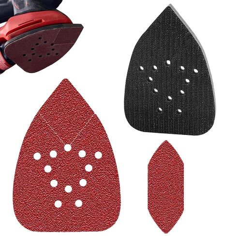 FOWOK 100Pcs Sandpaper for Black+Decker Detail Sander with Foam Sanding Pad in Saudi Arabia