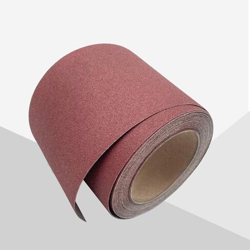 120 Grit Sandpaper Roll 4.5'' Wide 10Yard (= 71Pcs 1/4 Sheet Sandpaper) Abrasive Emery Cloth Sand Paper Roll for Dry Wet Sanding Polishing Wood Metal Glass Automotive Furniture PVC Primers (120 Grit) in Saudi Arabia
