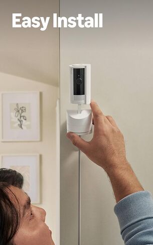 Ring Pan-Tilt Indoor Cam, Black with Ring Floodlight Cam Wired Plus, Black in Saudi Arabia