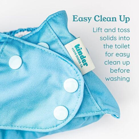 Kinder Cloth Diapers Unscented Diaper Liners, Fragrance-Free, Chlorine Free, One Size, 200 Liners (2 Rolls of 100 Sheets) in Saudi Arabia