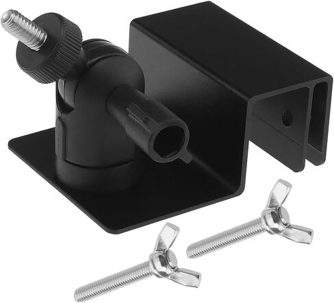 2-Pack Gutter Mount for eufy Security SoloCam S220/C210/S230 & eufyCam S3 Pro/3/3C/2C/2C Pro, No-Drill Weatherproof 360° Adjustable Heavy Duty Mounting Bracket - Premium Aluminum, White in Kuwait