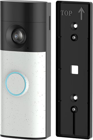 No Drill Doorbell Mount for Ring/Battery Doorbell/Plus/Pro(2026 Model) | Strong Adhesive Mounting Backplate, Sturdy ABS Plastic, Easy Install Accessories Kit, Doorbell Holder for Apartment Door in Saudi Arabia