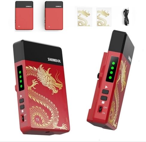 Shimbol TP Mini Max Wireless Video Transmission Systems 600ft 5G 1080P60 HDMI Video Transmitter and Receiver 0.07s Low Latency HDMI Loop-Out for Live Streaming Suitable to Connect Multiple Devices in Saudi Arabia
