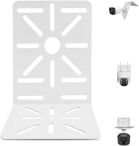 Metal Universal L-Shape CCTV Security Camera Bracket 2 Pack | L-Shape Design, Heavy Duty Steel, Wide Compatibility, Rust Resistant, Wall Ceiling Mount, Easy Installation in Kuwait