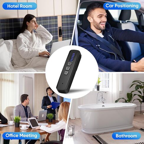 AI Hidden Camera Detector, Anti-Spy Camera Finder RF Signal & WiFi Scanner Hidden Devices Detector for GPS Trackers, 4 Modes for Hotel, Bathroom, Office, Car Travel Security in Saudi Arabia