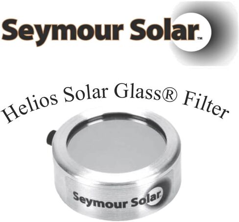 مرشح نطاق البقع الزجاجي Helios من Seymour Solar - شاهد كسوف الشمس لعام 2024 - صنع في الولايات المتحدة الأمريكية (2.75 بوصة (70 مم). يناسب قطر الأنبوب البصري 2 3/8 بوصة (60 مم) إلى 2 5/8 بوصة (66 مم)) in Kuwait