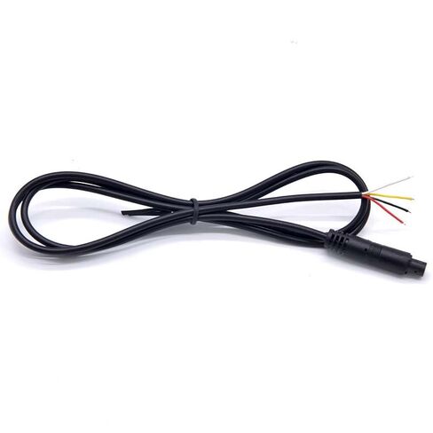 2 Pack Dash Cam Bare Wire Cable with 4 Pin Male and Female Plug Open End Rear View Camera Extension Cord Backup Camera Cables for Dul Dash Cam Front and Rear Camera Car Stereo Head Unit in Saudi Arabia
