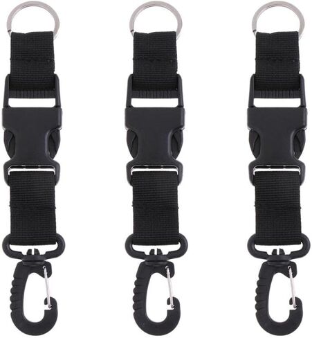 3X Balck Strong Nylon Scuba Diving Lanyard Camera in Saudi Arabia