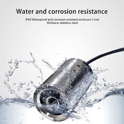 Barlus POE Underwater Camera System with 1TB HDD Underwater IP Camera HD Surveillance Night Vision Easy Remote Access with 66ft Cable in Saudi Arabia