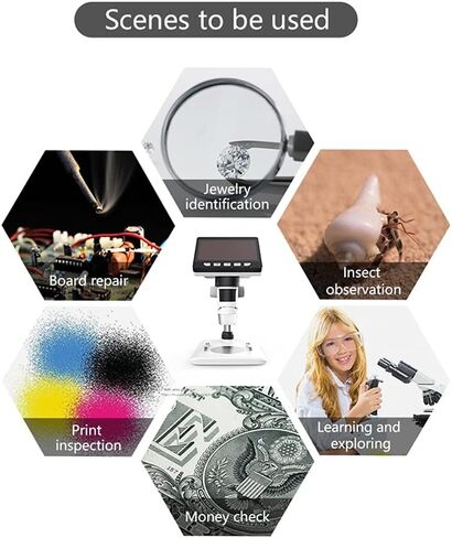 Multifunction Digital LCD Desktop Microscope Portable 4.3 Electronic Biological Power Supply Mode in Saudi Arabia