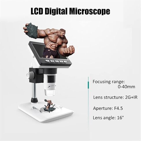 Multifunction Digital LCD Desktop Microscope Portable 4.3 Electronic Biological Power Supply Mode in Saudi Arabia