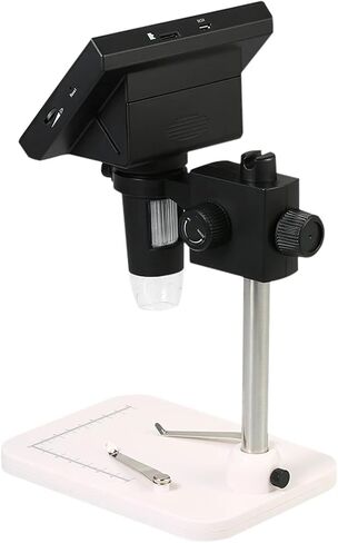 USB Microscope, 1000X Magnification 4.3-inch LCD Display Portable Microscope 720P LED Digital Magnifier in Saudi Arabia