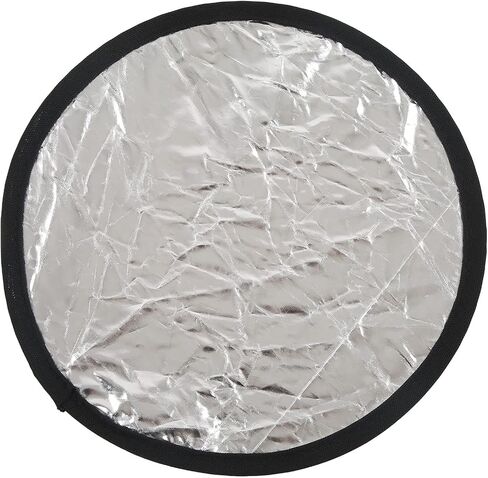 Photography Silver White Reflective Texture Portable Round Reflector to Improve Detailed Portrait Photography (30 cm) in Saudi Arabia
