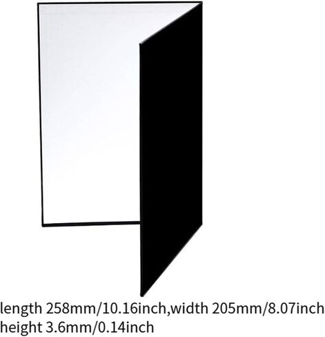 Light Reflectors Board Portable 3 in 1 Foldable Cardboard Stand Alone Photography Cardboard Board Suitable for Food Product Outdoor Photos in Saudi Arabia