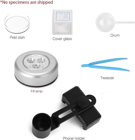 Microscope, Microscope 64X-2400X Monocular Light Elementary School Students Science Experiment Biology Education for Children Adults Beginner Learning and Experiments,for Homeschool Lab in Kuwait