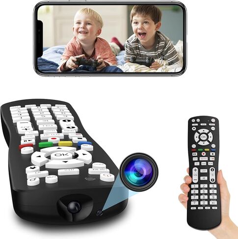 TV Remote Camera 2 in 1 Use WiFi HD 1080P Hidden Camera TV Remote Spy Camera with Video and Motion Detection for Indoor Home Security Camera Wireless Nanny Cam in Saudi Arabia